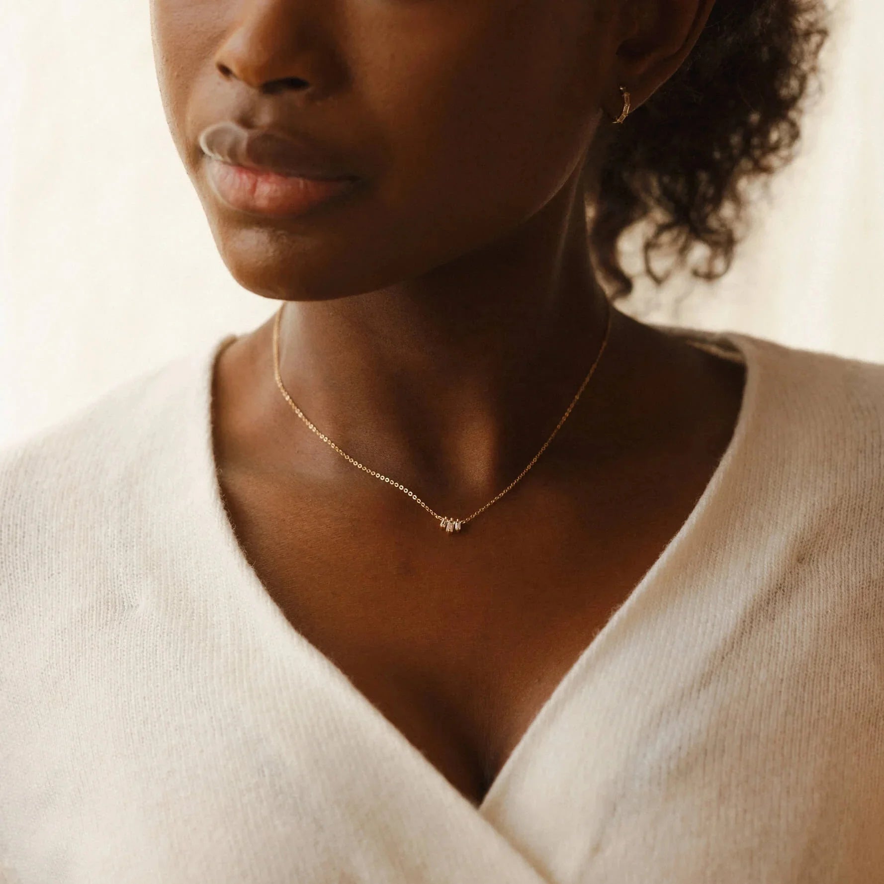 Necklace classic silver 925